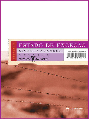 cover image of Estado de exceção